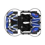 Electric Drifting Double Seater Go Kart 3000RPM Sports Go Kart