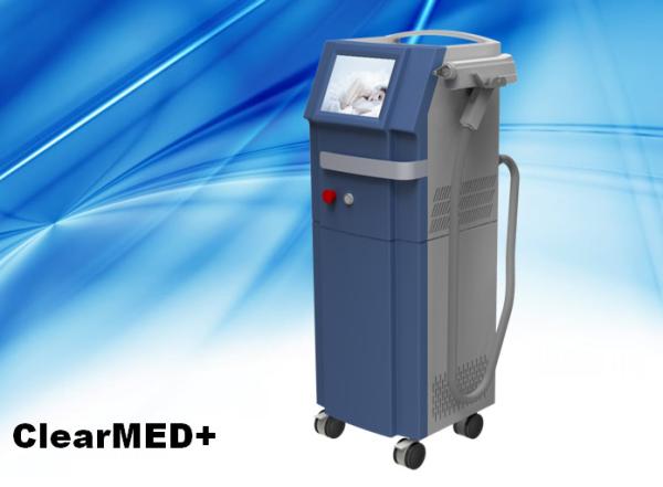 Vertical 808nm Diode Laser Hair Removal Equipment With 10 - 1500 Ms Pulse