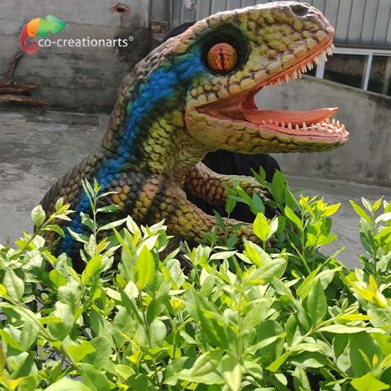 Waterproof Dinosaur Playground Equipment Animatronic Dinosaur Puppet For Dino
