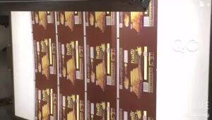 Quality Custom printed chocolate bar packing snack food packaging bag wholesale