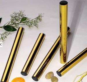 Quality Gold Bronze Stainless Steel Pipe Tubing 301 310S S32305 410 316Ti Ss 904l Pipe wholesale