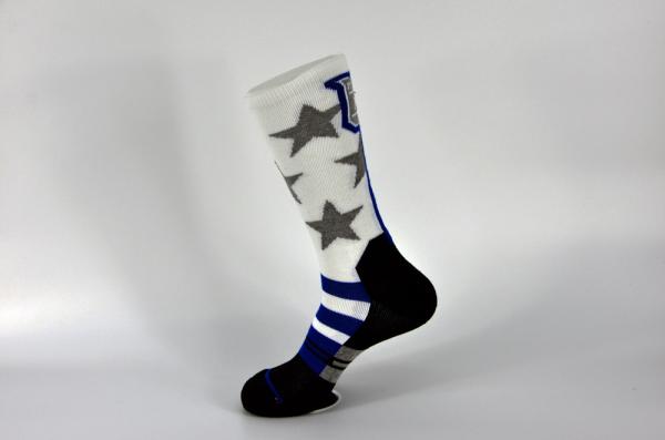 Sweat Absorbent Colorful Basketball Socks , Quick Dry Sporty Boys Basketball