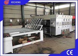 Quality High Speed Flexographic Box Printing Machine 3 Color 1 - 12mm Cardboard Thickness wholesale