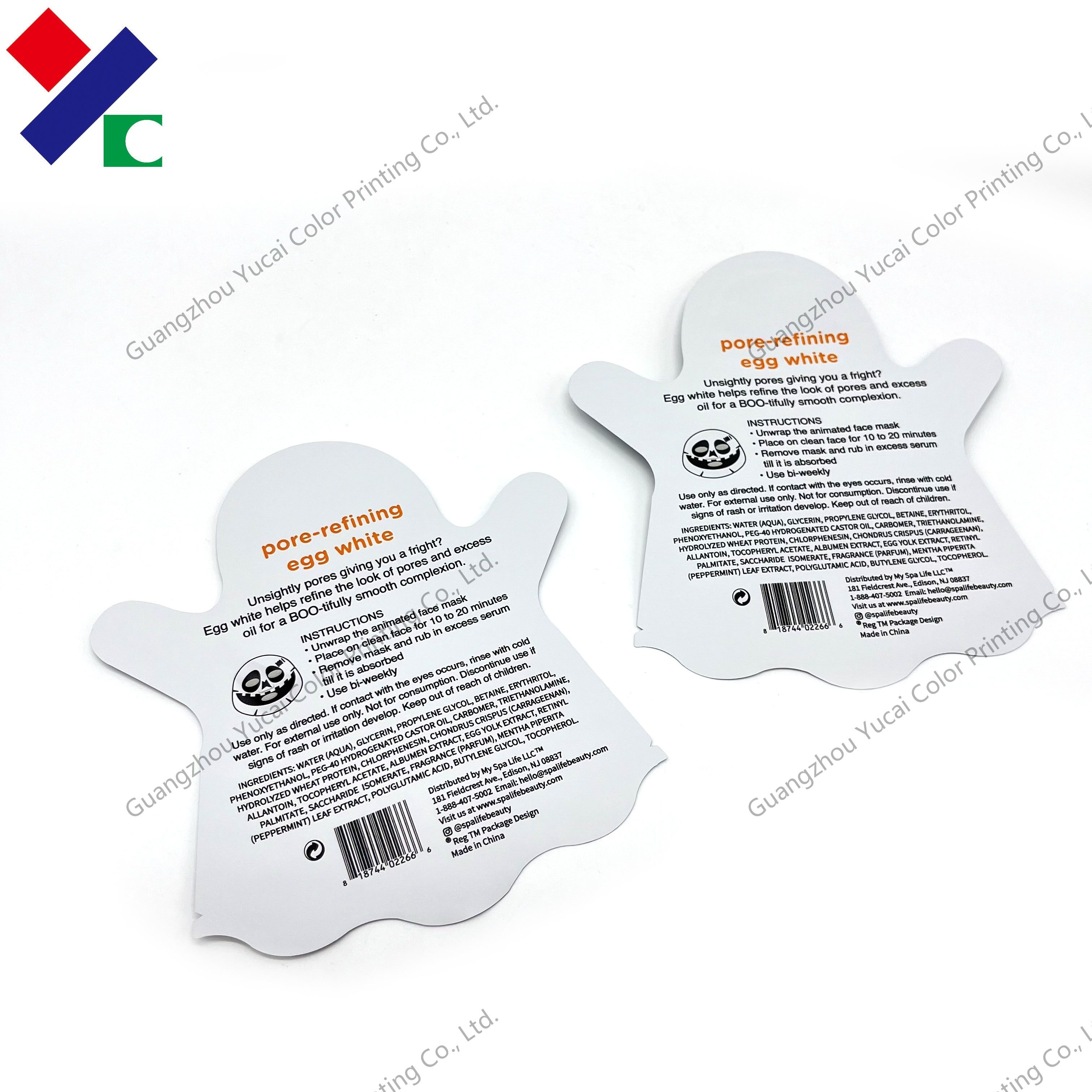 Matte Printing Angel Shaper Facial Mask Bag Hand Protection Mask Packaging