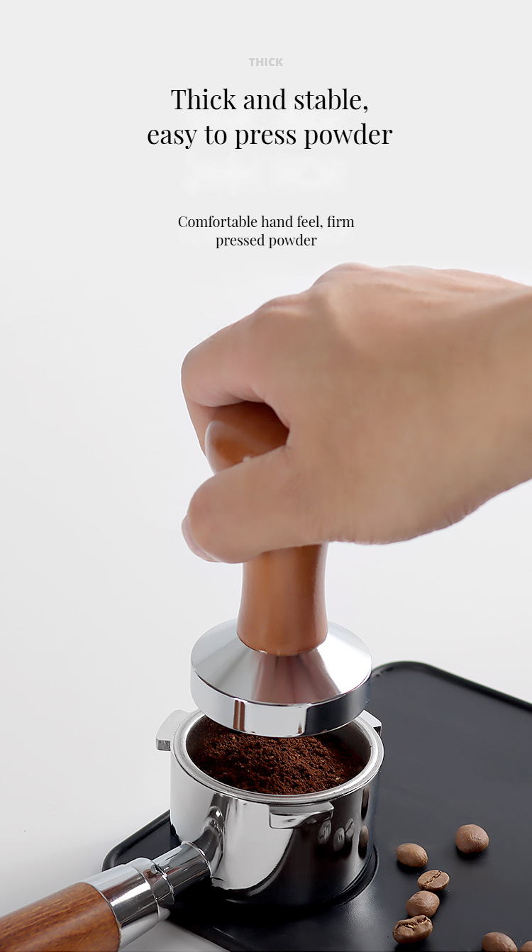 Metal Plastic Type Coffee Tamper Portable 51mm 53mm 58mm Espresso Tamper for Baristas