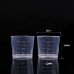 Medicine Cups Clear Transparent Disposable Cups PP Plastic Medicine Dispenser