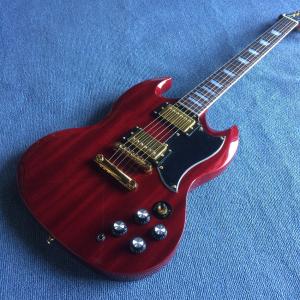 Quality Custom Grand Solid Mahogany Body Electric Guitar Gold Hardware Tune-o-Matic Bridge wholesale