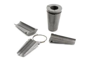 Quality Steel 20CrMnTi 2 / 3 Pieces Post Tensioning Wedge Anchor For Prestressed Concrete wholesale