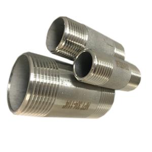Quality BOE Threaded Stainless Steel Barrel Nipple 6 Inch Length wholesale