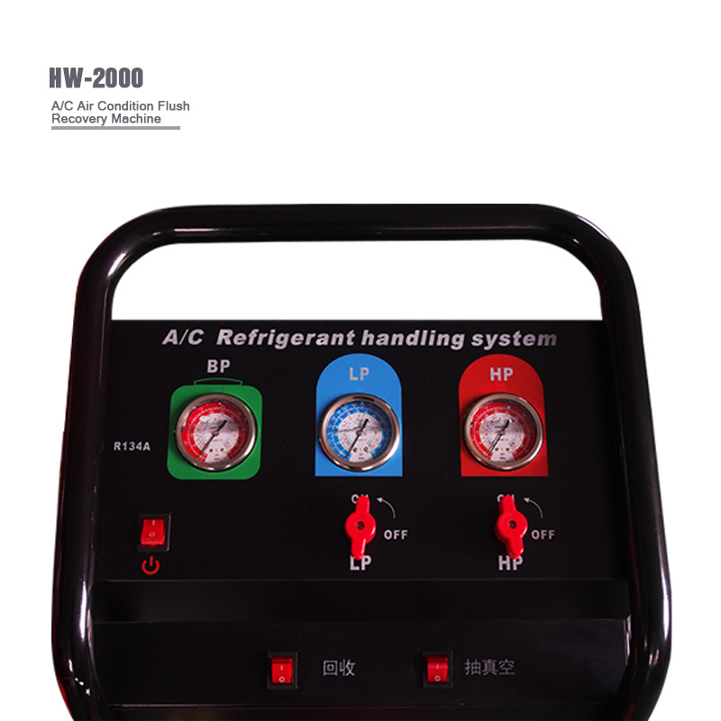 780W AC Refrigerant Recovery Machine HW-2000 Portable Recycling Machine