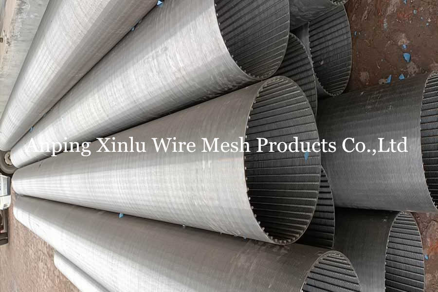 Vee Shaped Continuous Slot Water Well Screen Pipe Stainless Steel Non Magnetic 273mm