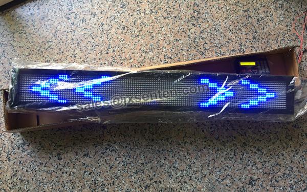 LED warning display screen signboard for police traffice cars trucks lightbar