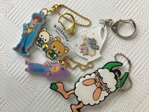 Quality Acrylic Cartoon Character Charms , Cute Keychain Charms Exquisite Workmanship wholesale