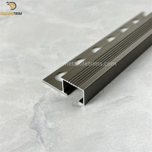 Quality Stair Tread Nose Straight Edge Tile Trim Corner YJ-020 12.6mm wholesale