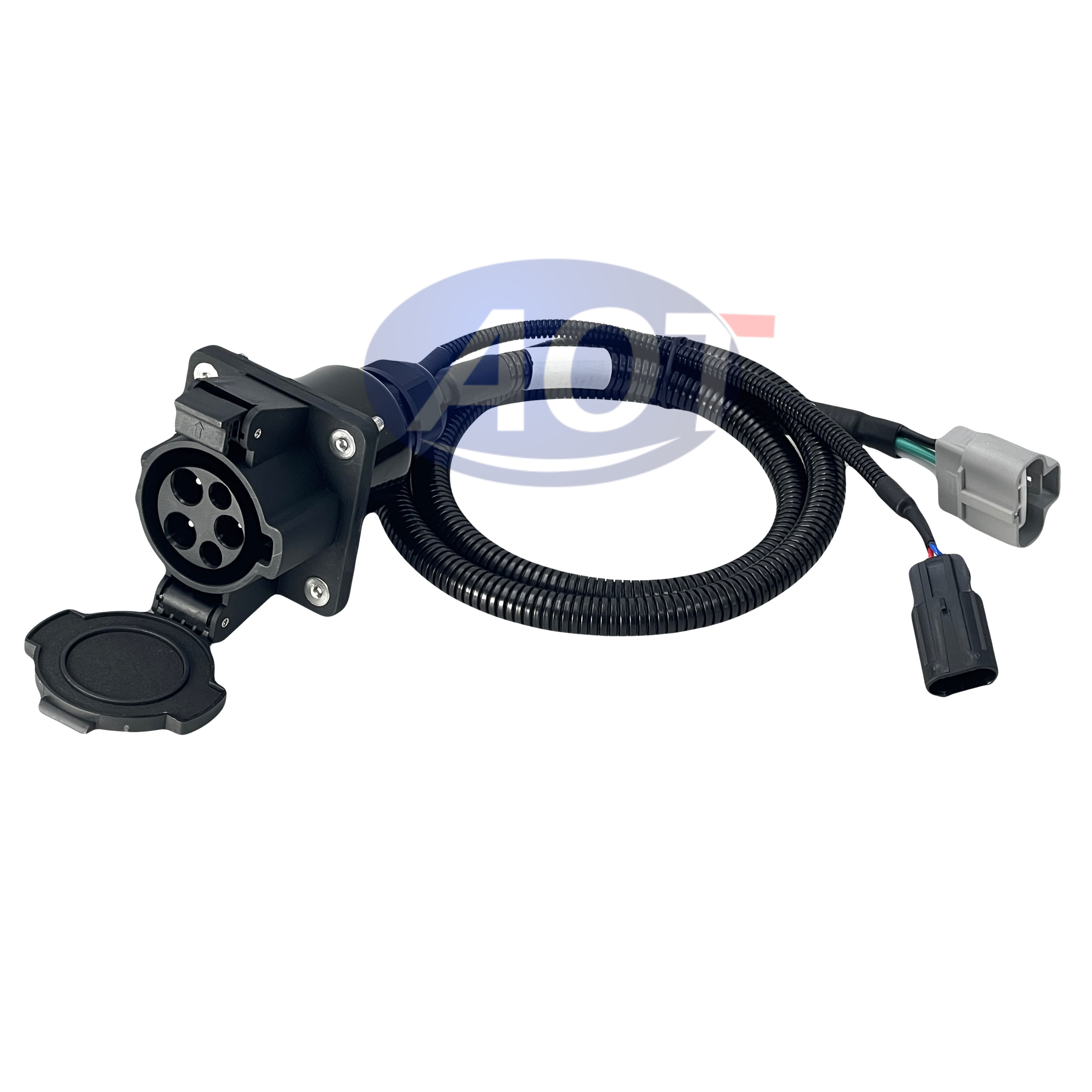 Type 1 EV Inlet Socket J1772 16A/32A EV Charging Plug To Aptiv 13510099 6189-0165 Adapter Cable