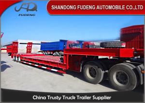 Quality Low Bed Trailer , 3 axles 80T lowbed trailer , 4 axles 80T lowbed trailer wholesale