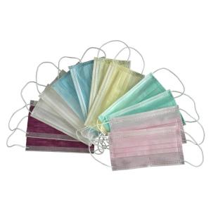 Quality Customized Colors Disposable Non Woven Face Mask CE FDA Certification wholesale