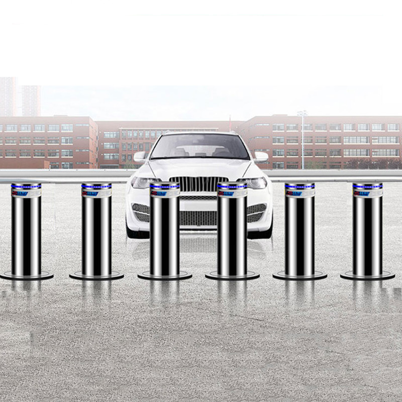 Stainless Steel Hydraulic Rising Retractable Bollard with Buried Structure and 600mm Height