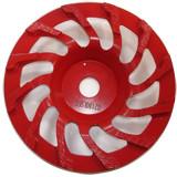 Quality Sintered Bond Angle Grinder Cup Wheel Smooth Grinding For Concrete / Stone Dry Polishing wholesale