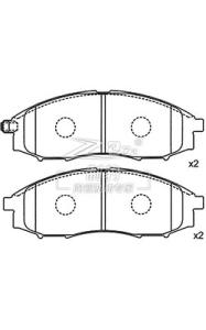 Quality Akebono Brake Pads For Nissan Teana Vehicles OEM 41060-7Z025 wholesale