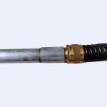 Nickle Plated Three Pieces Brass Flexible Conduit Adaptor With Locknut