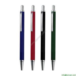 Quality steel click metal ball pen, promotional gift click metal pen wholesale