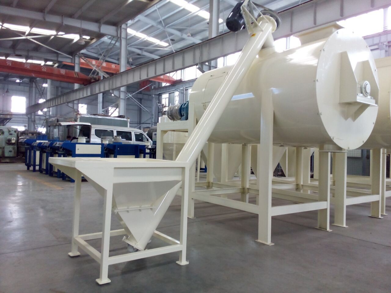 Simple Dry Mortar Production Line Dry Mortar Plant 4m Height
