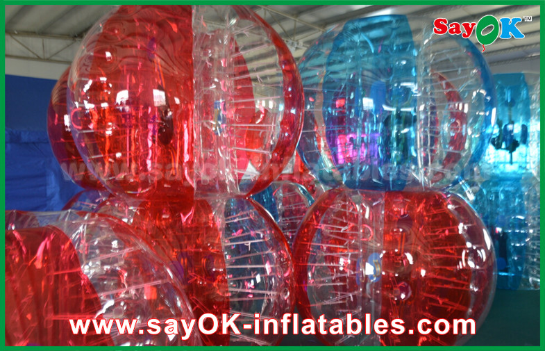 Inflatable Backyard Games PVC TPU Bubble Inflatable Sports Games Football Soccer Bumper Ball For Match / Playing