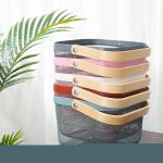 550G Stainless Steel Hanging Fruit Basket , 19cm Height Fruit Steel Basket