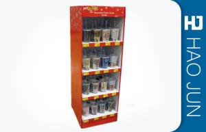 Quality Point Of Sale Cardboard Display Stands CMYK Full Color Print , Color Customized wholesale
