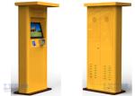 Outdoor Waterproof Touch Screen Information Kiosk , Customer Kiosk Multi