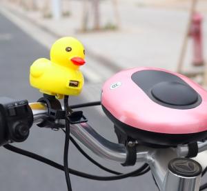 Quality ABS Yellow Lucky Duck Motorcycle USB Charger ROHS Approval wholesale