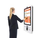 Hot sale 18.5/21.5/27/32/43 inch self service bill payment kiosk with window