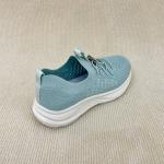 Stylish blue soft bottom breathable ladies sport running shoes athletic