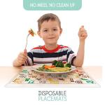 Disposable Sticky Placemats For Babies / Toddlers 12×18inch×0.05mm