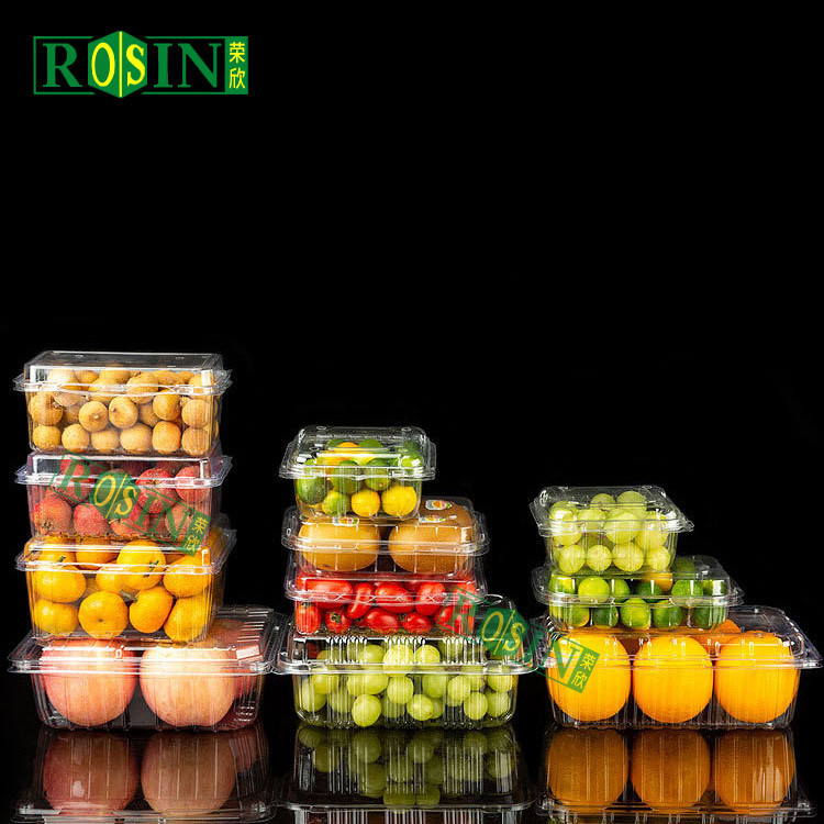 Custom Transparent Plastic Disposable Clamshell Flower Seedlings Transport Blister Pack for Flower Green Plants