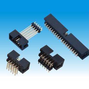 Quality Right Angle 2.54MM Height 9.0 24P PBT Box Header Connector wholesale