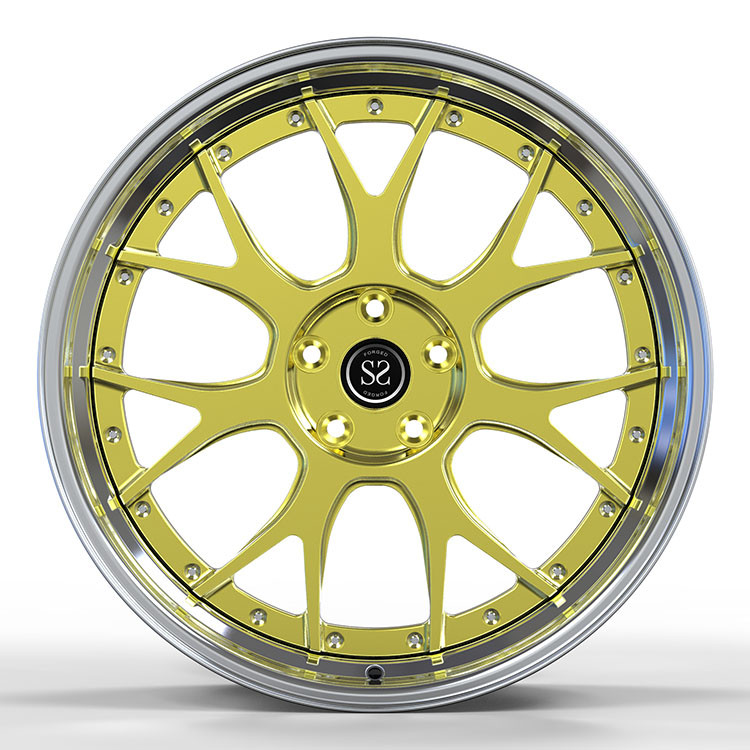 21 inch 5*120 2 piece forged deep concave forged wheels rims for luxury cars