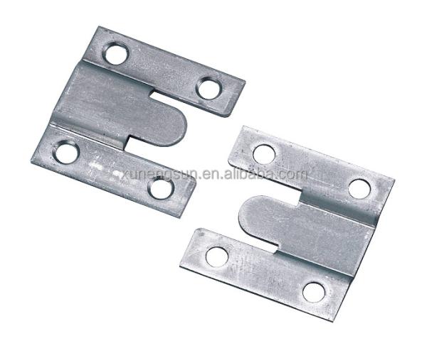 Punching Process Galvanized Interlocking Furniture Flush Mount Clip Bracket Zinc