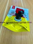 Chicken Wild Salmon Oil Stand Up Packaging Bag With Butterfly Valve /Spigot