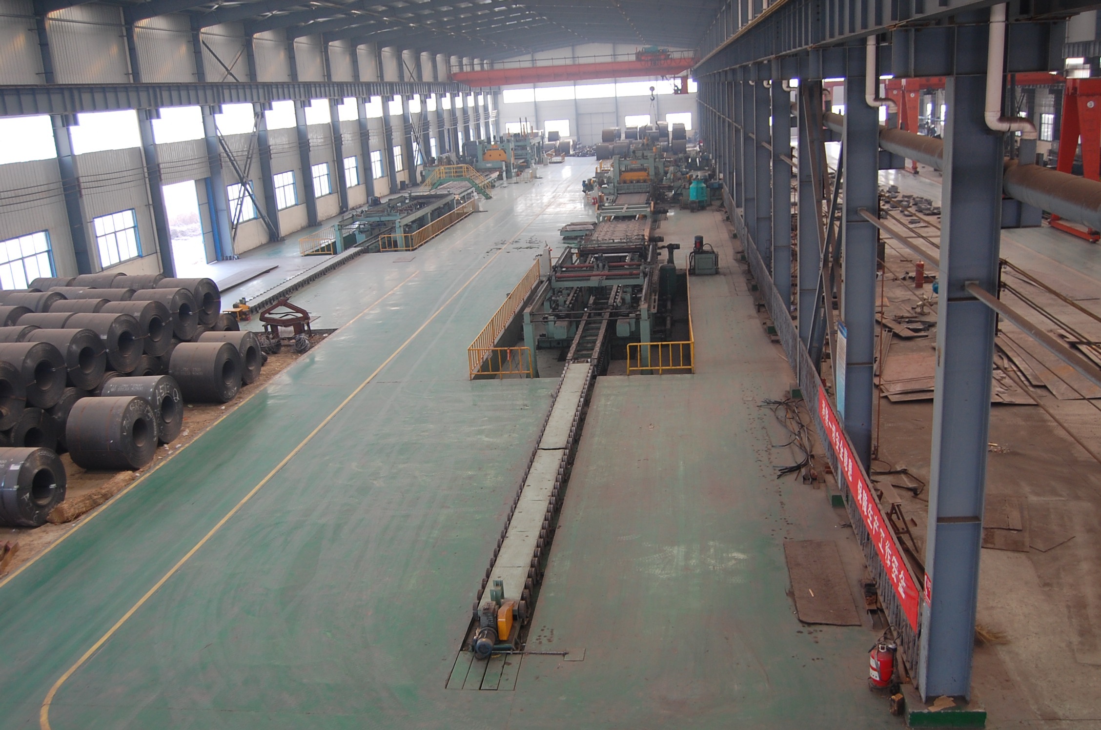 Metal Coil Uncoiling Leveling Mobile Shear Assembly Line with 0-30 m/min Cutting Speed