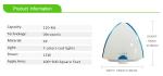 Auto Shut Off 140mL Ultrasonic Cool Mist Humidifier