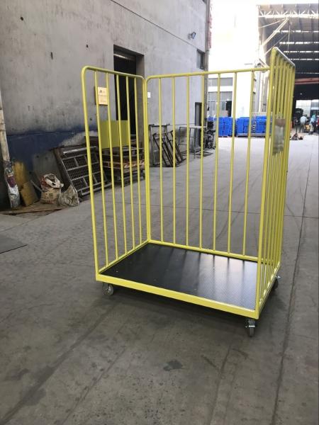 Zinc Plated Logistics Trolley Powder Coated Surface Anti - Theft Corrosion