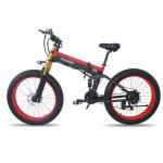 Integrated Battery Fat Tire Folding Electric Bike 6061 Alu Frame