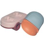 MHC Montessori Educational Infant Taxi Silicone Stacking Blocks Silicone