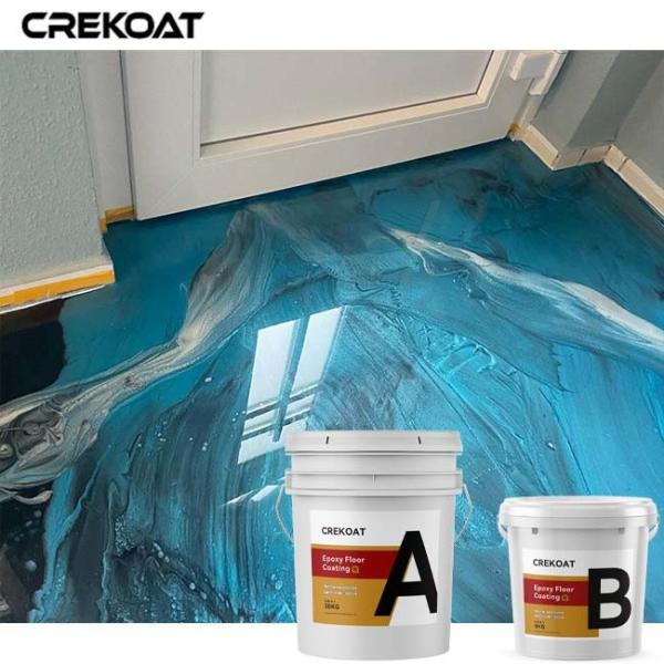 Three Dimensional Metallic Epoxy Floor Coating Colors Thrive In High Traffic