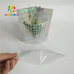 k Hologram Snack Food Packaging Bags Custom For Eyelash / Brush / Jewelry