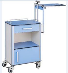Quality Color Blue Anti-Bite Fiberboard Hospital Medical Bedside Table wholesale