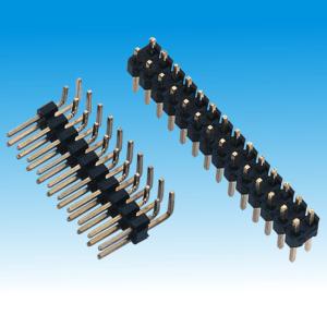 Quality 1.27mm Dual Row Right Angle Pcb Header 20mΩ Max Contact Resistance wholesale