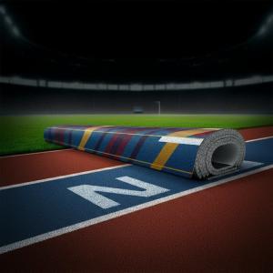Quality IAAF Approved Shock Absorption Tartan Running Track wholesale